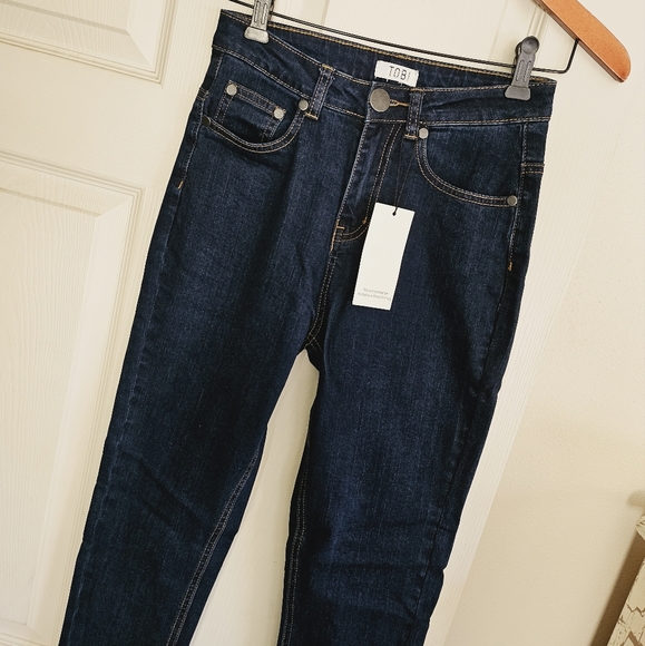 NEW Tobi 25 - 26x29.5" High Rise Jean Dark Skinny - Picture 2 of 6